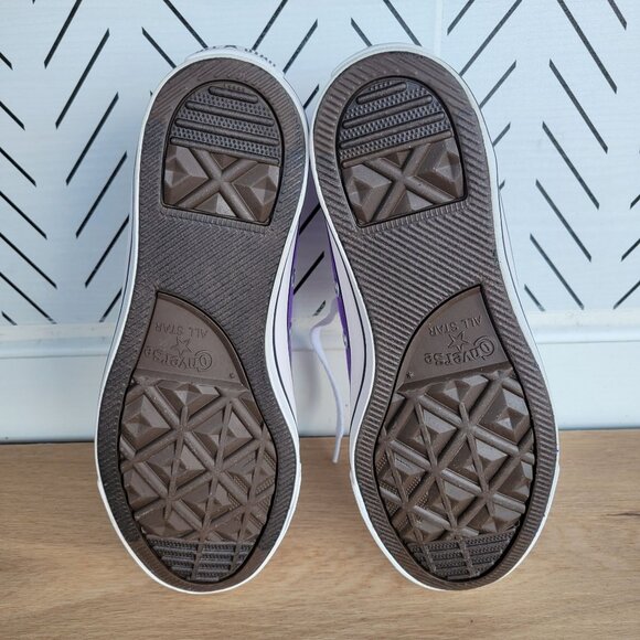 🤩Converse Chuck Taylor All Star Canvas Hi Top Sz 7.5 Women Shoes Violet 134833F - Picture 6 of 13